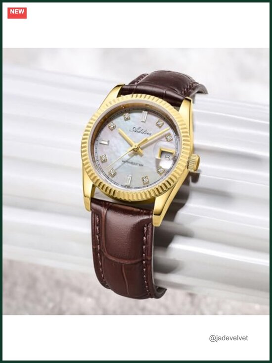 Luxury Small Wrist Watch for Women Genuine Leather Swiss Quartz 28MM main image 6